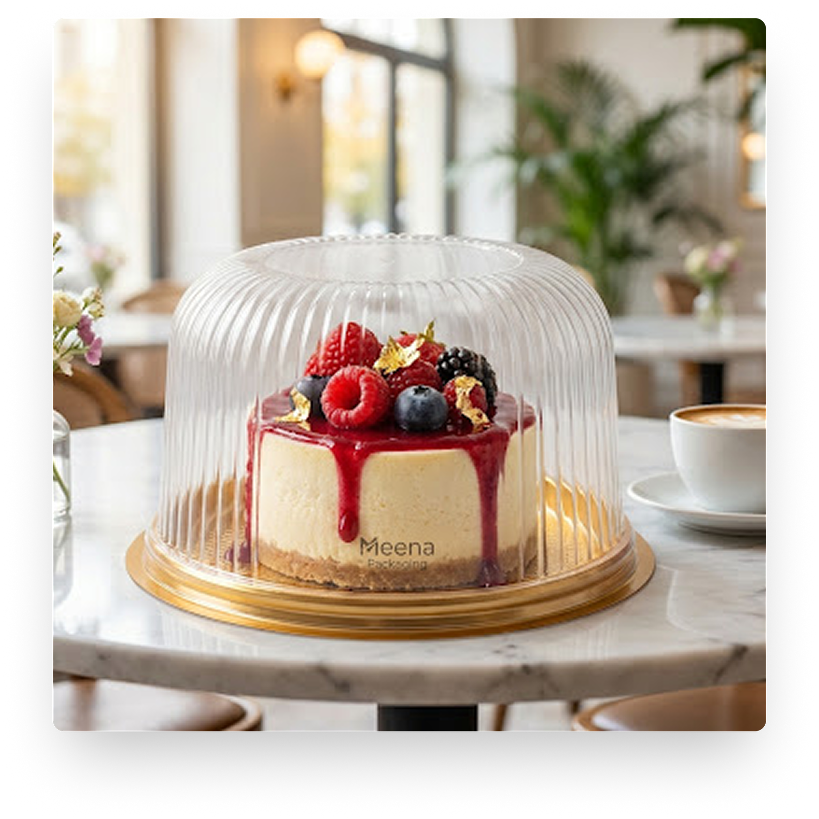 Premium Cake Dome Packaging